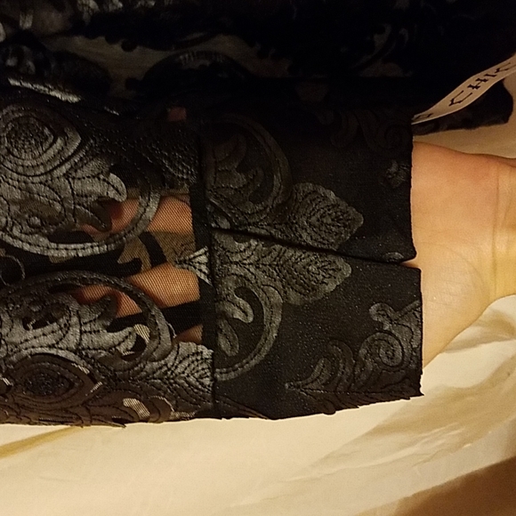 😍🍁👀NWT Boho Chic See Through Button Up Blouse - Picture 11 of 12